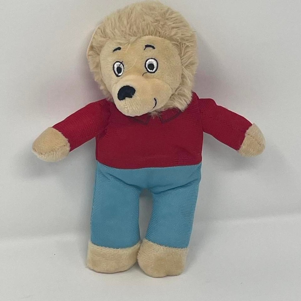 Vintage Berenstain Bears Brother Bear‎ Plush Stuffed Animal Toy 8.5"